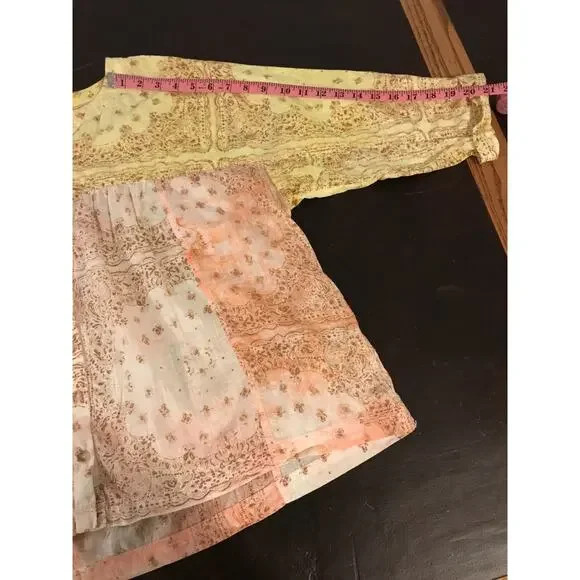 Anthropologie Pilcro The Tavi Women's Batik Print Blouse - Size Medium - Picture 6 of 12